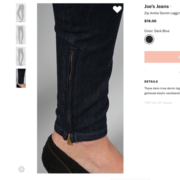 NWT Joe’s Joes Jeans The Legging U.S.A. - Picture 5 of 8